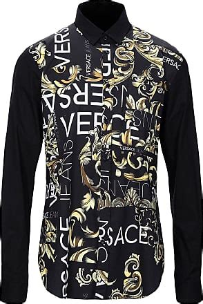 versace hemd gold herren|Versace Hemden für Herren .